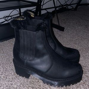 fuzzy platform doc martens